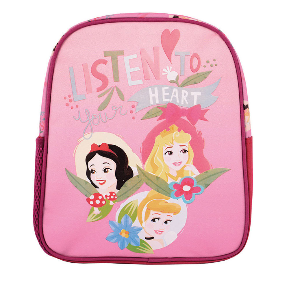 Ghiozdan prescolari, Mini Princess Pigna, buzunar exterior, 28 cm, roz - imagine 5